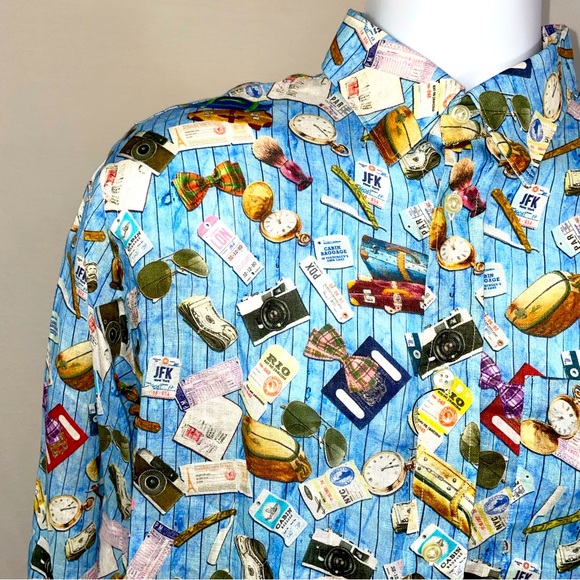 Michael’s 100% Linen Men’s Shirt. Size Medium. NWT. - Picture 6 of 12